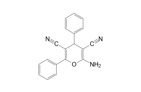 2-amino-4,6-diphenyl-4H-pyran-3,5-dicarbonitrile