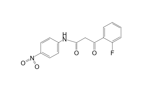 2-(o-fluorobenzoyl)-4'-nitroacetanilide