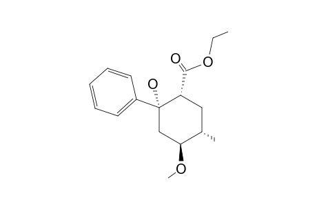 (1rs,2sr,4sr,5sr)-Ethyl 2-hydroxy-4-methoxy-5-methyl-2-phenylcyclohexanecarboxylate