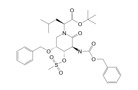 (3S,4S,5R)-5-Benzyloxy-3-benzyloxycarbonylamino-N-[(1S)-1-(tert-butoxycarbonyl)-3-methylbutyl]-4-methylsulfoxypiperidin-2-one