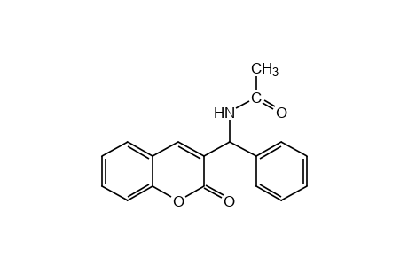 3-(alpha-ACETAMIDOBENZYL)COUMARIN