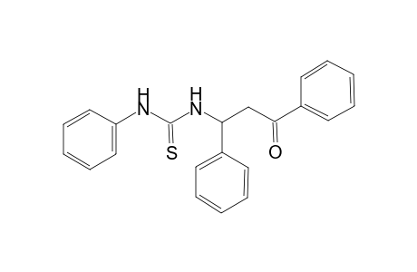 N-(3-oxo-1,3-diphenylpropyl)-N'-phenylthiourea