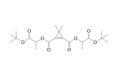 bis[1''-(T-butoxycarbonyl)ethyl] 3,3-dimethylcycloprop-1-ene-1,2-dicarboxylate