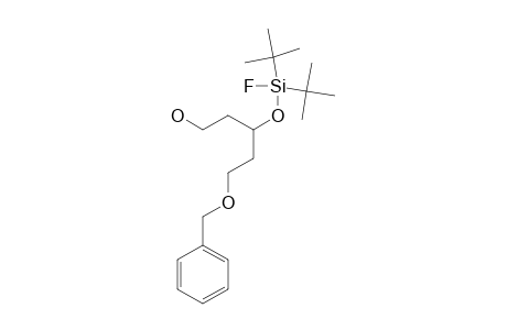 5-Benzyloxy-3-(di-tert.-butyl-fluoro-silanyloxy)-pentan-1-ol