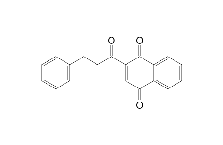 2-(1'-Oxo-3'-phenylpropyl)-1,4-naphthoquinone