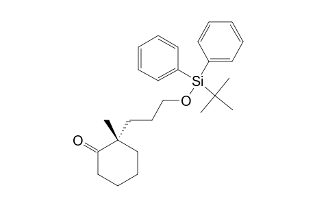 (S)-2-[3-(TERT.-BUTYLDIPHENYLSILYLOXY)-PROPYL]-2-METHYL-CYCLOHEXANONE