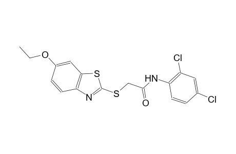 N-(2,4-dichlorophenyl)-2-[(6-ethoxy-1,3-benzothiazol-2-yl)sulfanyl]acetamide