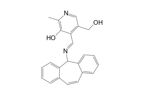 3-Pyridinemethanol, 4-[(5H-dibenzo[a,d]cyclohepten-5-ylimino)methyl]-5-hydroxy-6-methyl-, (E)-