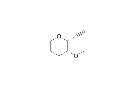 (2R*,3R*)-2-Ethynyl-3-methoxytetrahydropyran