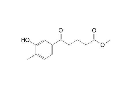 4-(3-hydroxy-p-toluoyl)butyric acid, methyl ester