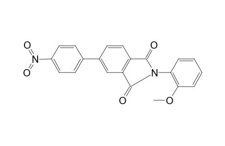 1H-isoindole-1,3(2H)-dione, 2-(2-methoxyphenyl)-5-(4-nitrophenyl)-