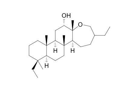 12.beta.-Hydroxy-20,24-dimethyl-13,18-oxa-25-norscalarane