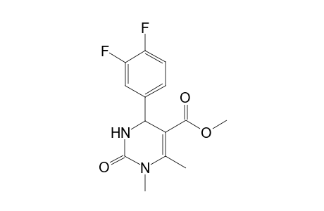 4-(3,4-Difluoro-phenyl)-1,6-dimethyl-2-oxo-1,2,3,4-tetrahydro-pyrimidine-5-carboxylic acid methyl ester