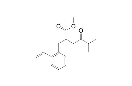 METHYL-5-METHYL-4-OXO-2-(2-VINYLBENZYL)-HEXANOATE