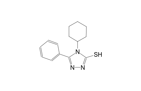 4H-1,2,4-triazole-3-thiol, 4-cyclohexyl-5-phenyl-