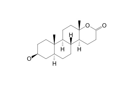 3b-Hydroxy-17a-oxa-D-homo-5a-androstan-17-one