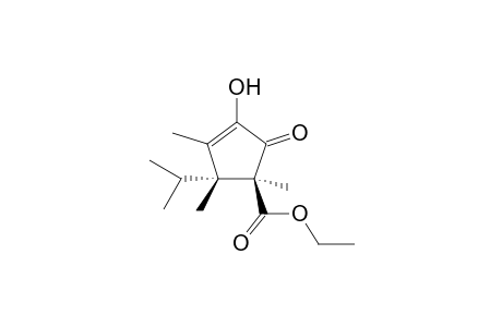 (1S,2R)-Ethyl-4-hydroxy-2-isopropyl-1,2,3-trimethyl-5-oxocyclopent-3-ene-1-carboxylate