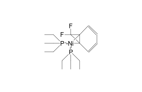 8,8-Difluoro-7,7-bis(triethylphosphane)-7-nickela-tricyclo[4.1.1.0/1,6/]octa-2,4-diene