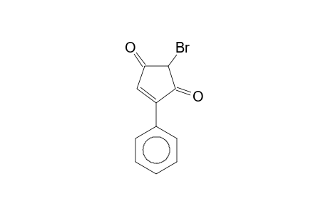 2-Bromo-4-phenyl-4-cyclopentene-1,3-dione