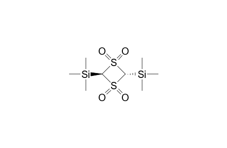 Silane, 1,3-dithietane-2,4-diylbis[trimethyl-, S,S,S',S'-tetraoxide, trans-