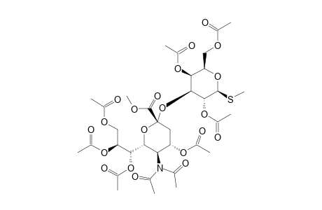 #3;METHYL-2,4,6-TRI-O-ACETYL-3-O-[METHYL-4,7,8,9-TETRA-O-ACETYL-5-(N-ACETYLACETYLAMIDO)-3,5-DIDEOXY-D-GYCERO-ALPHA-D-GALACTO-NON-2-ULOPYRANOSYLONATE]-1-THIO-BE