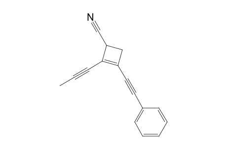 3-Cyano-1-(2-phenylethynyl)-2-(prop-1-yn-1-yl)cyclobutene