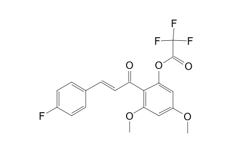 4',6'-Dimethoxy-4-fluoro-2'-hydroxychalcone, trifluoroacetate