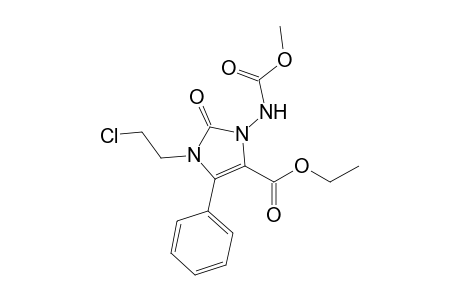 1-[(Methoxycarbonyl)amino]-3-(2'-chloroethyl)-4-phenyl-5-(ethoxycarbonyl)-1,3-imidazolin-2-one