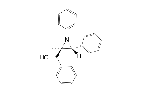 (E)-2-[(Hydroxy)phenylmethyl]-2-methyl-1,3-diphenylaziridine isomer