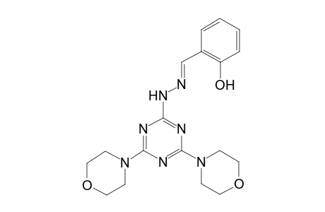 2-Hydroxybenzaldehyde [4,6-di(4-morpholinyl)-1,3,5-triazin-2-yl]hydrazone