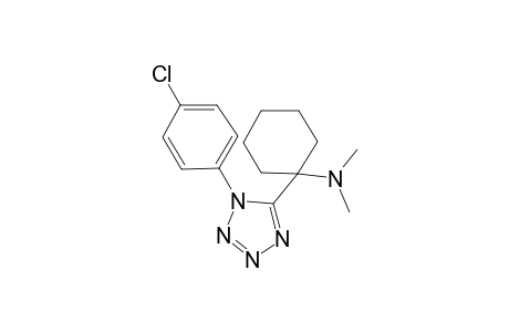 Cyclohexan-1-amine, 1-[1-(4-chlorophenyl-5-tetrazolyl)-N,N-dimethyl-