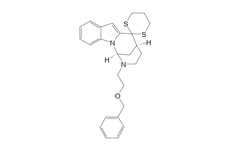 N-(2-Benzyloxyethyl)-6-(1,3-dithian-2-yl)-1,2,3,4,5,6-hexahydro-1,5-methano-2,11b-diazocino[4,3-a]indole