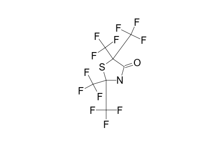 2,2,5,5-TETRAKIS-(TRIFLUOROMETHYL)-4-THIAZOLIDONE