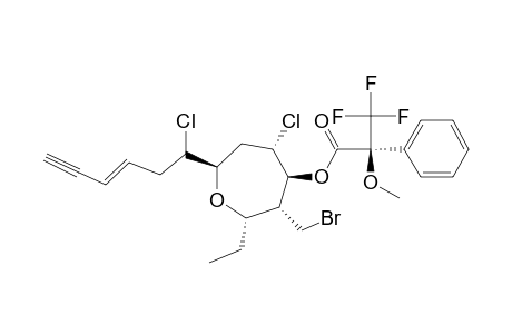 ROGIOLEYGENINE-B-(-)-(R)-2-METHOXY-2-PHENYL-2-(TRIFLUOROMETHYL)-ACETIC-ACID-ESTER;ROGIOLEYGENINE-B-(-)-MTPA-ESTER