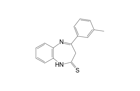 1,3-dihydro-4-m-tolyl-2H-1,5-benzodiazepine-2-thione