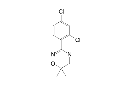 6,6-DIMETHYL-3-(2,4-DICHLOROPHENYL)-4,5-DIHYDRO-6H-1,2,4-OXADIAZOLE