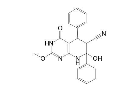 6-CYANO-7-HYDROXY-2-METHOXY-5,7-DIPHENYL-5,6,7,8-TETRAHYDROPYRIDO-[2,3-D]-PYRIMIDIN-4(3H)-ONE