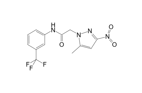 1H-Pyrazole-1-acetamide, 5-methyl-3-nitro-N-[3-(trifluoromethyl)phenyl]-