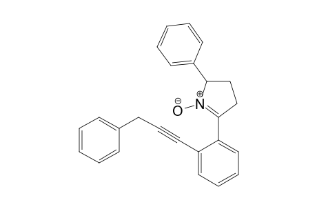 2-PHENYL-5-[2'-(3''-PHENYLPROP-1''-YNYL)-PHENYL]-3,4-DIHYDRO-2H-PYRROLE-N-OXIDE