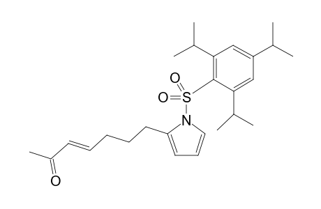 (E)-7-(1-((2,4,6-Triisopropylphenyl)sulfonyl)-1H-pyrrol-2-yl)hept-3-en-2-one