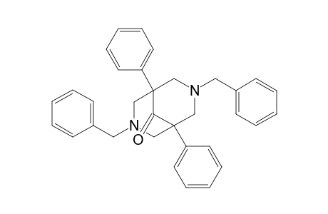 3,7-bis(benzyl)-1,5-di(phenyl)-3,7-diazabicyclo[3.3.1]nonan-9-one