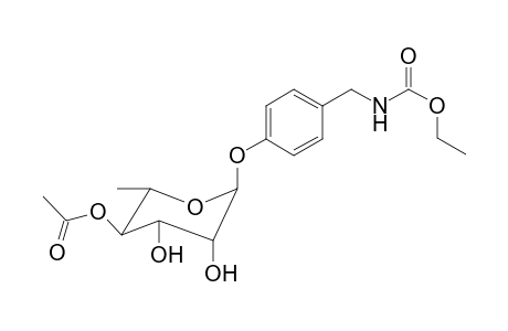 Ethyl (trans)-4-[4'-o-acetyl-.alpha.-L-rhamnosyloxy)-3H-benzyl]carbamate