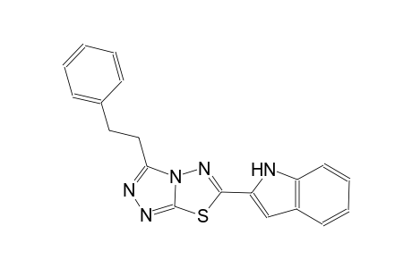 1H-indole, 2-[3-(2-phenylethyl)[1,2,4]triazolo[3,4-b][1,3,4]thiadiazol-6-yl]-