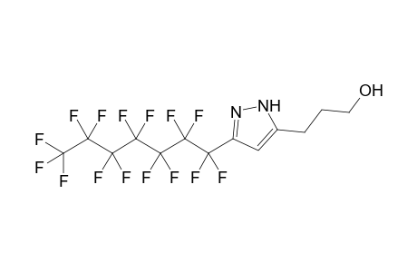 5-(3-Hydroxypropyl)-3-pentadecafluoroheptylpyrazole