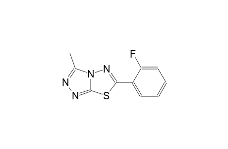 [1,2,4]triazolo[3,4-b][1,3,4]thiadiazole, 6-(2-fluorophenyl)-3-methyl-