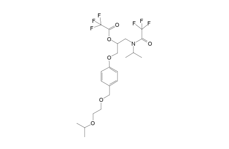 4-[3'-{N'-(trifluoroacetyl)-N'-isopropylamino-2'-(trifluoroacetoxy)propoxy]-1-[(2'-(isopropoxy)ethoxy] methylbenzene