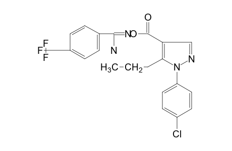 O-{[1-(p-chlorophenyl)-5-propylpyrazol-4-yl]carbonyl}-alpha,alpha,alpha-trifluoro-p-toluamidoxime