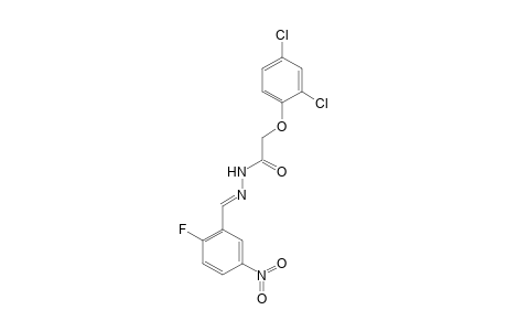 2-(2,4-dichlorophenoxy)-N'-[(E)-(2-fluoro-5-nitrophenyl)methylidene]acetohydrazide