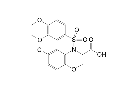 acetic acid, [(5-chloro-2-methoxyphenyl)[(3,4-dimethoxyphenyl)sulfonyl]amino]-