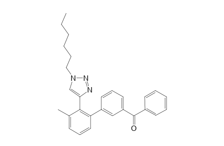 (2'-(1-n-Hexyl-1H-1,2,3-triazol-4-yl)-3'-methylbiphenyl-3-yl)(phenyl)methanone